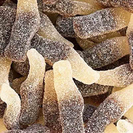 bouteilles de coca sucrées halles 100g