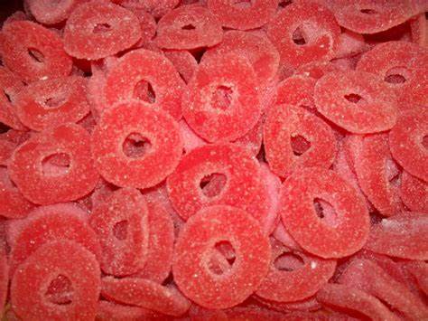 anneaux fraise halal 100g